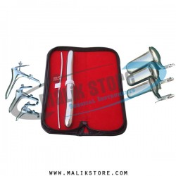 Hegar uterine dilator set 2pieces 3-4, 17-18, grave 3pcs, collin 3pcs